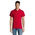 Мъжка тениска с яка SUMMER II RED - Червен n.2XL